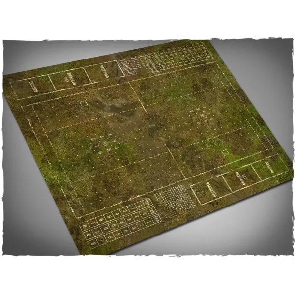 38MATBB4M - Spielmatte - Muddy Field, Mousepad Matte, Blood Bowl Spielfeld, Größe 87 × 99 cm