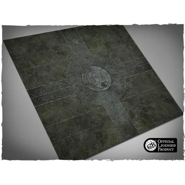 84MATGBM - Spielmatte - Morticians Guild Ball Spielfeld, Mousepad, Größe 91 × 91 cm