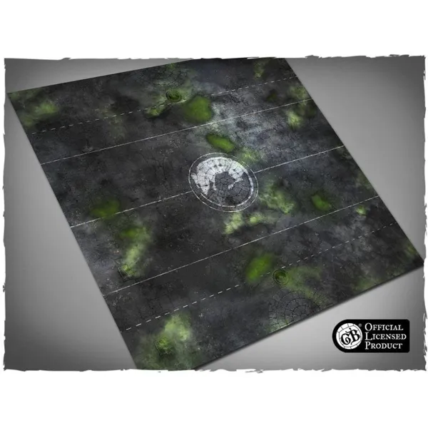 81MATGBM - Spielmatte - Ratcatchers Guild Ball Spielfeld, Mousepad, Größe 91 × 91 cm