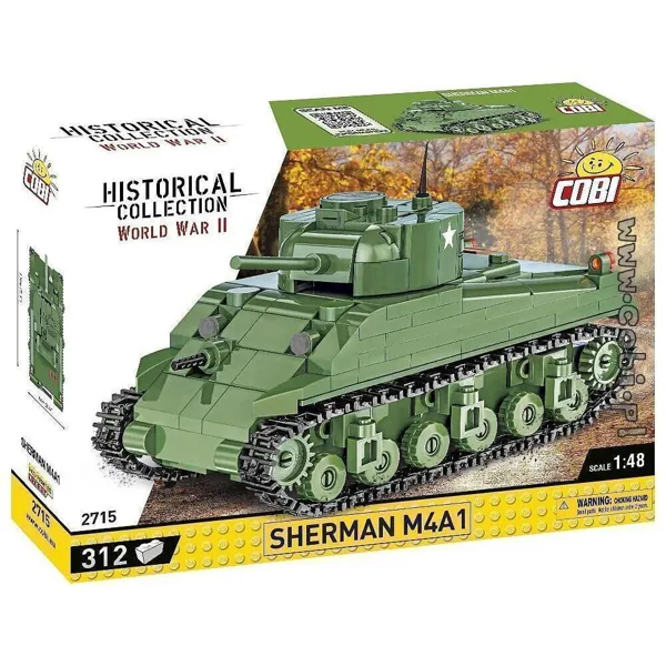 312 Teile HC WWII /2715/ SHERMAN M4A1