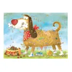 294915 - Dogs Life, Cartoon im Dreieck, 1000 Pieces - Puzzle Size 50 x 70 cm