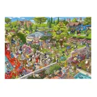 298388 - Party Cats, Cartoon im Dreieck, 1000 Pieces - Puzzle Size 50 x 70 cm