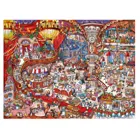 298890 - Patisserie, Cartoon im Dreieck, 1500 Pieces - Puzzle Size 60 x 80 cm