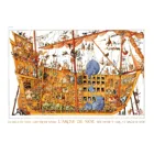 254759 - Arche Noah, Cartoon im Dreieck, 2000 Pieces - Puzzle Size 68,8 x 96,6 cm