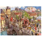 299262 - Street Parade, Cartoon im Dreieck, 2000 Pieces - Puzzle Size 68,8 x 96,6 cm