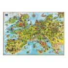 88545 - United Dragons of Europe, Cartoon im Dreieck, 4000 Pieces - Puzzle Size 96 x 136 cm