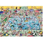 299040 - Cool Down!, Cartoon Classics, 1000 pieces - puzzle size 70.00 x 50.00 cm