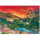 299163 - Washing Line, Felted Art, 1000 pieces - puzzle size 70.00 x 50.00 cm