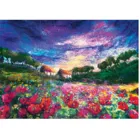 299170 - Mohn bei Sonnenuntergang - Felted Art, 1000 Teile, 70.0 x 50.0 cm