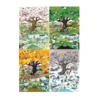 298739 - 4 Seasons - Cartoon Classics, 2000 pieces, 68.8 x 96.6 cm