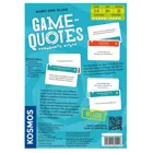 FKS6929260 - Game of Quotes - Verrückte Zitate, Card game, 3-6 players, ages 16+ (DE edition)