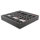 AG03SET - Foam Tray Set for Zombicide, Season 2, Prison Outbreak, Board Game Box