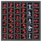 AG38SET - Foam Tray Set for Zombicide: Dark Side, Board Game Box