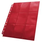 UGD010485 - 18-Pocket Side-Loading Pages (50), red