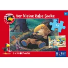 881984 - Der kleine Rabe Socke - 2x Puzzle, je 24 Teile (DE-Ausgabe)