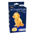 HCM59122 - Crystal Puzzle: 3D Golden Retriever - 41 Pieces (DE, EN), from 14 years