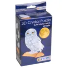 HCM59164 - Crystal Puzzle: 3D Owl - Transparent, 42 Pieces (DE, EN), from 14 years