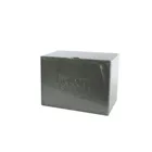 ART20008 - Gaming Box: Protective box for card decks - Silver, for 100+ cards