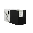 ART30605 - Double Deck Shell: Protective box for cards - White/Black, for 150+ cards