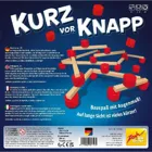 ZOC05150 - Kurz vor knapp, Brettspiel, für 2-4 Spieler, ab 8 Jahren (DE-Ausgabe)