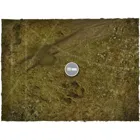 38MATML3M - Play Mat Muddy Field, Mouse Pad Mat, Size 91 × 91 cm, Malifaux Zones