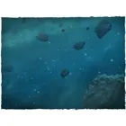 17MAT33C - Play mat Asteroid Field, fabric mat, size 91 × 91 cm