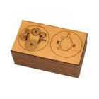 0785045811179 - Cluebox Kryptos - Cryptex wooden construction kit, puzzle box, from 14 years old