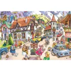 25002 - Wasgij Mystery 20 - Idyll in the mountains!, jigsaw puzzle, 1000 pieces