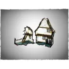 4GR-28S-FAR-103D - Pre-painted Scenery - Damaged Mordanburg Highstreet House 3