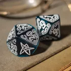 SCTH21 - Call of Cthulhu - Dice Set, abyssal and white