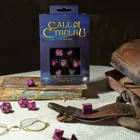 SCTR20 - Call of Cthulhu 7th Edition, Dice Set, black & magenta