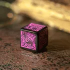 SCTR20 - Call of Cthulhu 7th Edition, Dice Set, black & magenta