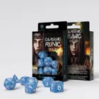 SCLR05 - Classic Runic glacier & white Dice Set (7)