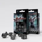 SBSU01 - Bloodsucker black and silver dice set (7 pieces)