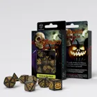 SHAP02 - Halloween Pumpkin - Jack O'Lantern Dice Set (7 pieces)