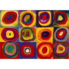 ENJOY-1542 - Color Study - Squares with Concentric Circles, Wassily Kandinsky, Puzzle, 1000 Pieces