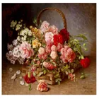 ENJOY-1530 - A Basket of Roses and Carnations, Puzzle , 1000 pieces