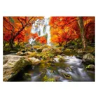 ENJOY-1245 - Wasserfall im Herbst, Puzzle, 1000 Teile