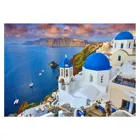 ENJOY-1086 - View of Santorini with boats, Greece, jigsaw puzzle, 1000 pieces