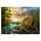 ENJOY-1602 - A Log Cabin on the River, Puzzle , 1000 pieces