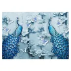 ENJOY-1623 - Blue Peacocks, Puzzle, 1000 pieces