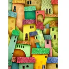 ENJOY-1629 - Joyful Houses, Puzzle , 1000 pieces