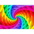 ENJOY-1638 - Gradient Rainbow Swirl, Puzzle, 1000 Pieces