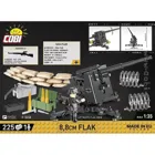 COBI-3047 - FLAK 88, Modell, 225 Teile, ab 8 Jahren