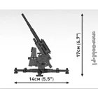 COBI-3047 - FLAK 88, model, 225 parts, from 8 years old