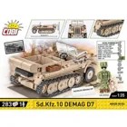 COBI-2273 - 280 parts HC WWII /2273/ SD.KFZ.10 DEMAG D7