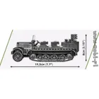 SD.KFZ.7 HALF-TRACK, model, 439 parts