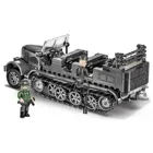 SD.KFZ.7 HALF-TRACK, model, 439 parts