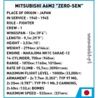 341 parts HC WWII /5729/ MITSUBISHI A6M2 "ZERO-SEN"