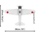 341 Teile HC WWII /5729/ MITSUBISHI A6M2 "ZERO-SEN"